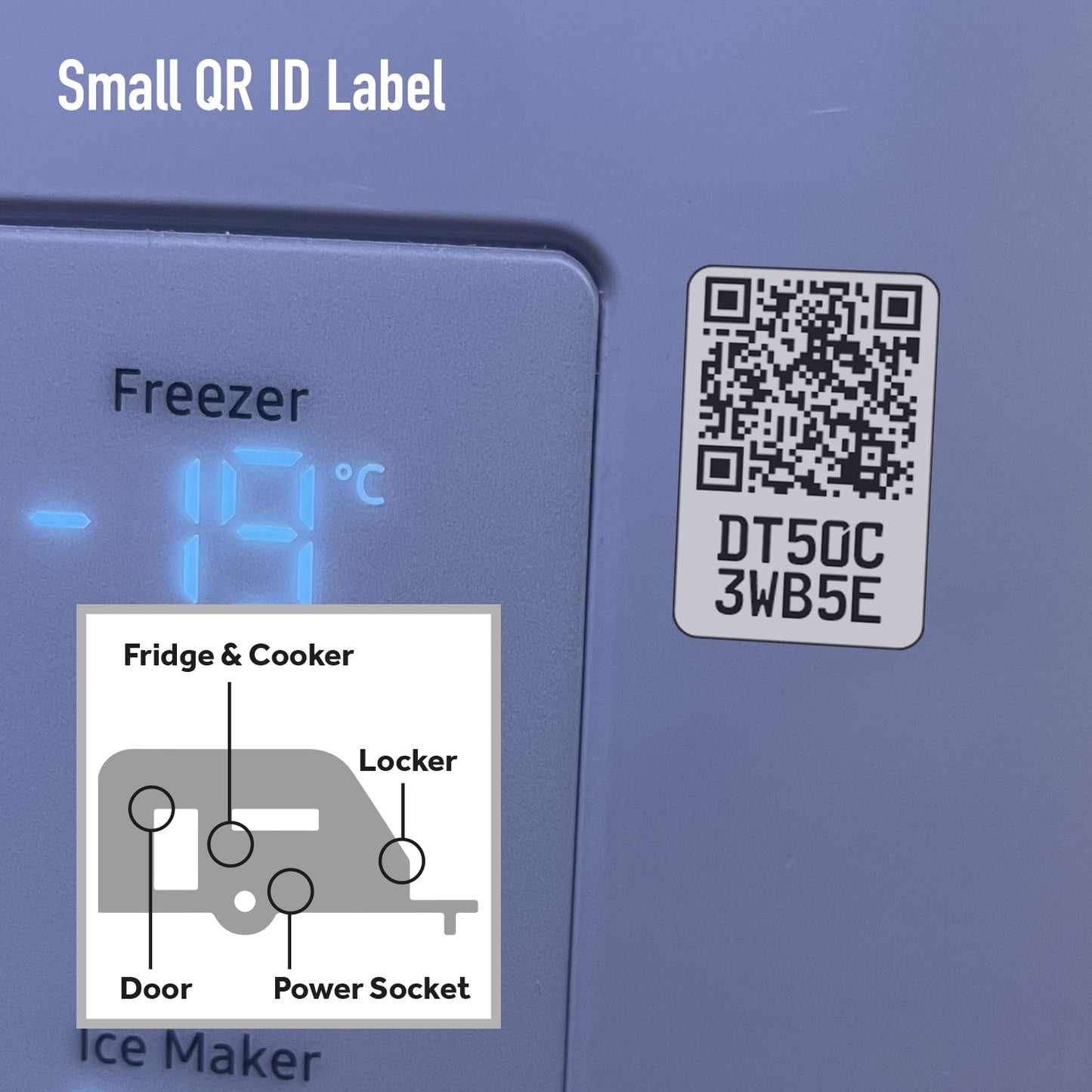 Leisure Small QR Identification Label