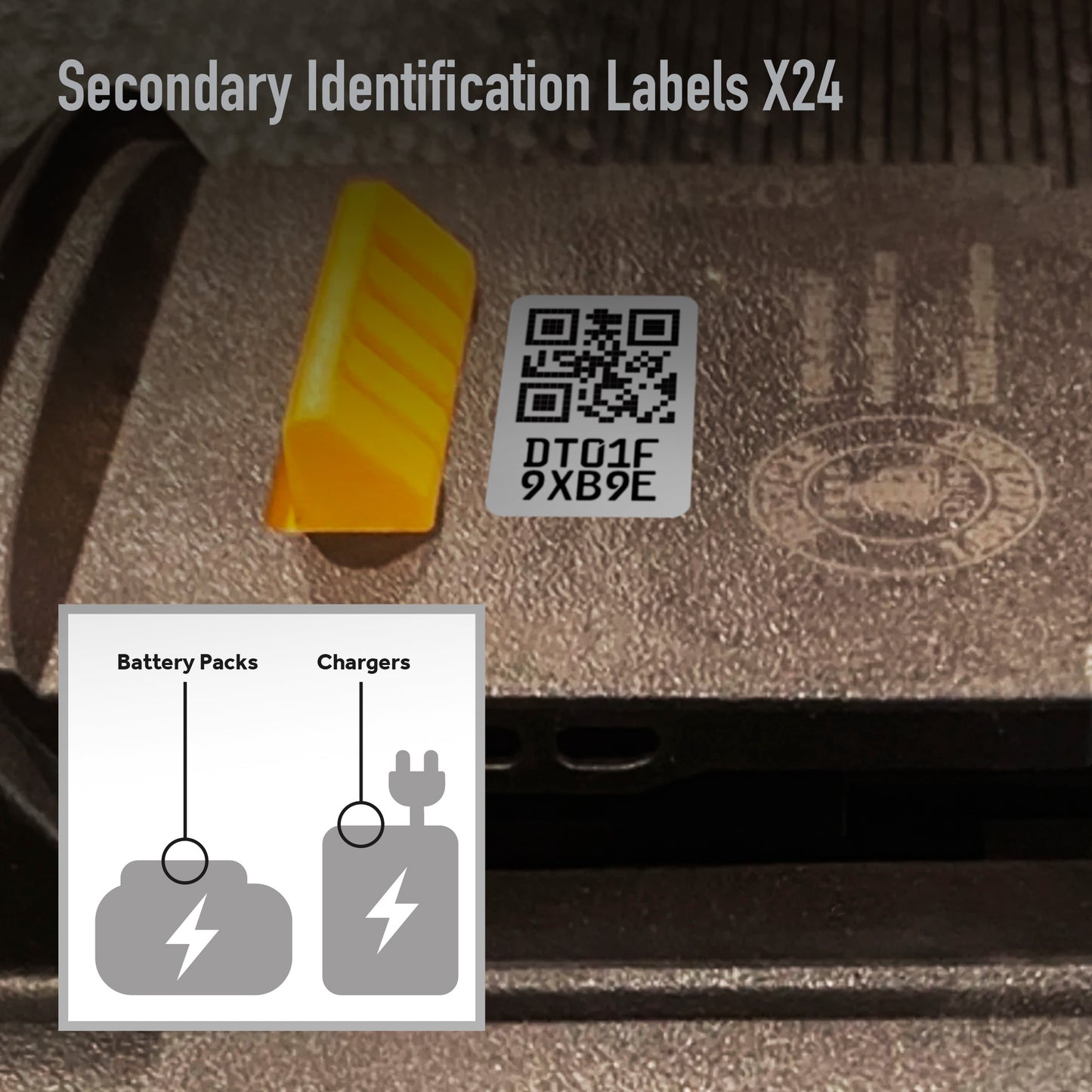 Power Tool Multi System Secondary ID Label