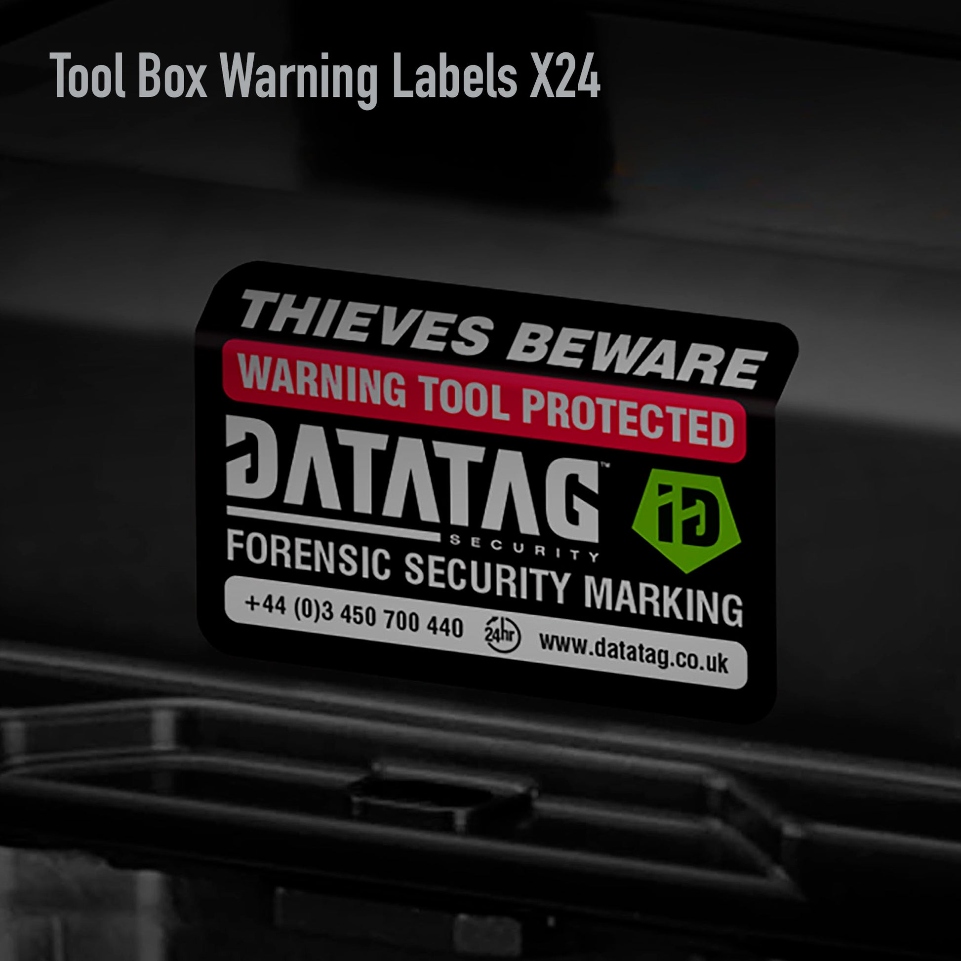 Power Tool Multi System Toolbox Warning Label